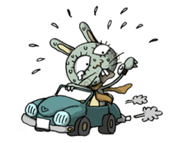 ELEGANT KIIMO Rabbit 3 sticker #3996066