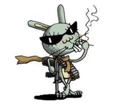 ELEGANT KIIMO Rabbit 3 sticker #3996067