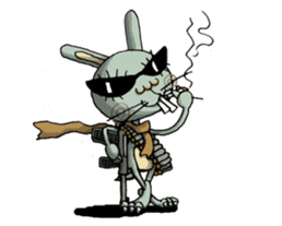 ELEGANT KIIMO Rabbit 3 sticker #3996067