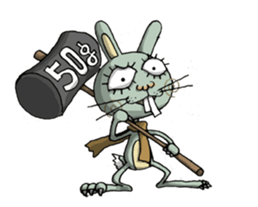 ELEGANT KIIMO Rabbit 3 sticker #3996069