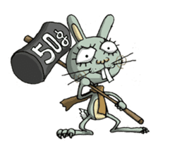 ELEGANT KIIMO Rabbit 3 sticker #3996069