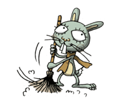 ELEGANT KIIMO Rabbit 3 sticker #3996070
