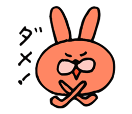 Sassy rabbit sticker #3996755