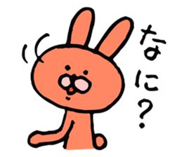 Sassy rabbit sticker #3996762