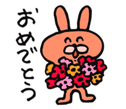 Sassy rabbit sticker #3996766