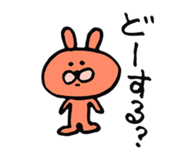 Sassy rabbit sticker #3996768