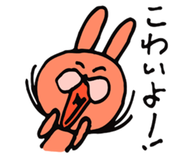 Sassy rabbit sticker #3996776