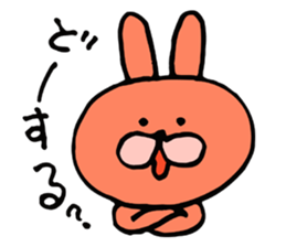 Sassy rabbit sticker #3996781
