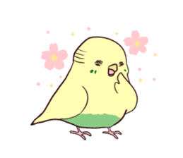 Budgerigar mood part2 sticker #3996923