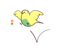 Budgerigar mood part2 sticker #3996926
