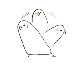 Budgerigar mood part2 sticker #3996927