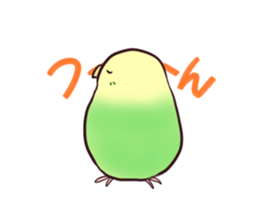 Budgerigar mood part2 sticker #3996930