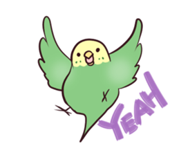 Budgerigar mood part2 sticker #3996947