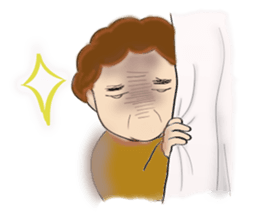 mom daily life conversations sticker #3997286