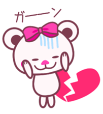 Chocolate bear -LOVE&Strawberry taste- sticker #3997407