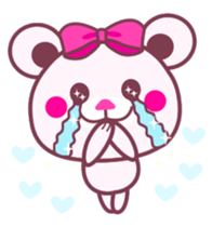 Chocolate bear -LOVE&Strawberry taste- sticker #3997409