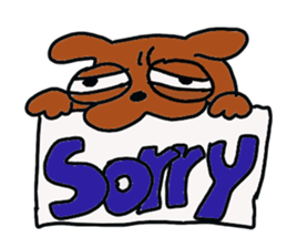 The dog of big reaction sticker #3997643