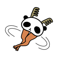 Panda Reindeer sticker #3998002