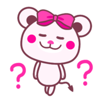 Chocolate bear -COOL&Strawberry taste- sticker #3998219