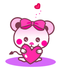 Chocolate bear -COOL&Strawberry taste- sticker #3998221