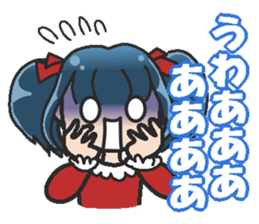 Sister-style twin tails 1 sticker #3998231