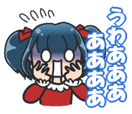Sister-style twin tails 1 sticker #3998231