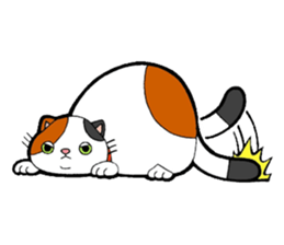 Tortoiseshell cat Chibibi sticker #3998274