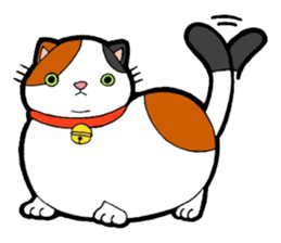 Tortoiseshell cat Chibibi sticker #3998288