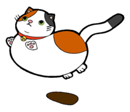Tortoiseshell cat Chibibi sticker #3998289