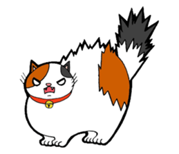 Tortoiseshell cat Chibibi sticker #3998291