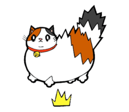 Tortoiseshell cat Chibibi sticker #3998292