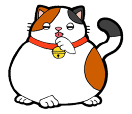 Tortoiseshell cat Chibibi sticker #3998294