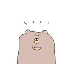 A gentle bear sticker #3998353