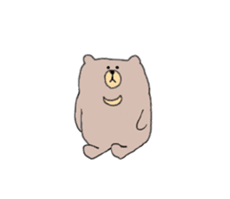 A gentle bear sticker #3998360
