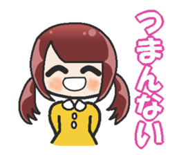 Sister-style twin tails 2 sticker #3998673