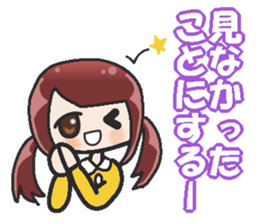 Sister-style twin tails 2 sticker #3998684