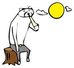 Young bear 5 sticker #3998771