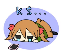 Japanese high school girls. sticker #3999240