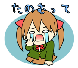 Japanese high school girls. sticker #3999260