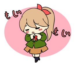 Japanese high school girls. sticker #3999264