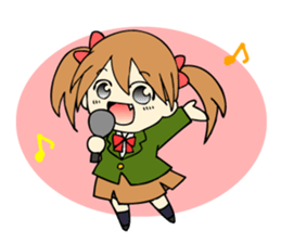 Japanese high school girls. sticker #3999265