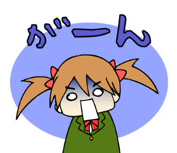 Japanese high school girls. sticker #3999268