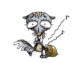 ELEGANT KIIMO Squirrel 1 sticker #3999484