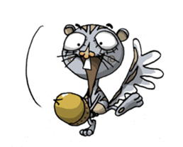 ELEGANT KIIMO Squirrel 1 sticker #3999488