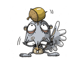 ELEGANT KIIMO Squirrel 1 sticker #3999492