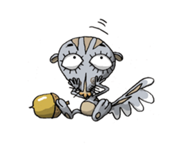 ELEGANT KIIMO Squirrel 1 sticker #3999494