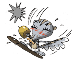 ELEGANT KIIMO Squirrel 1 sticker #3999495