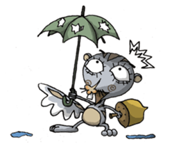 ELEGANT KIIMO Squirrel 1 sticker #3999501