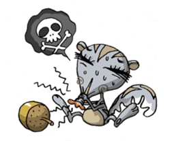 ELEGANT KIIMO Squirrel 1 sticker #3999503