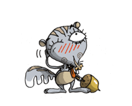 ELEGANT KIIMO Squirrel 1 sticker #3999505